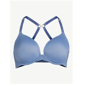 Joyspun Insignia Blue Women's Smoothing T-Shirt Bra, Sizes 34B to 42DD